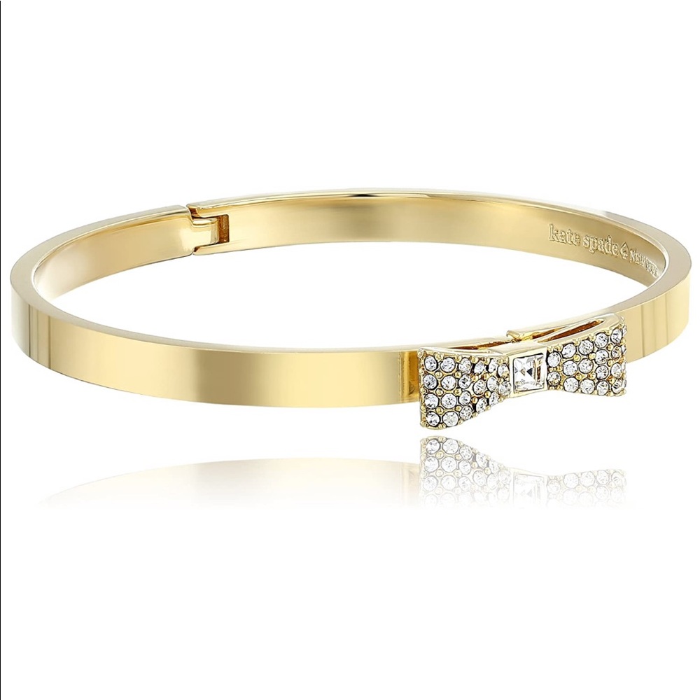 Kate Spade Ready Set Bow Pave Bangle Bracelet